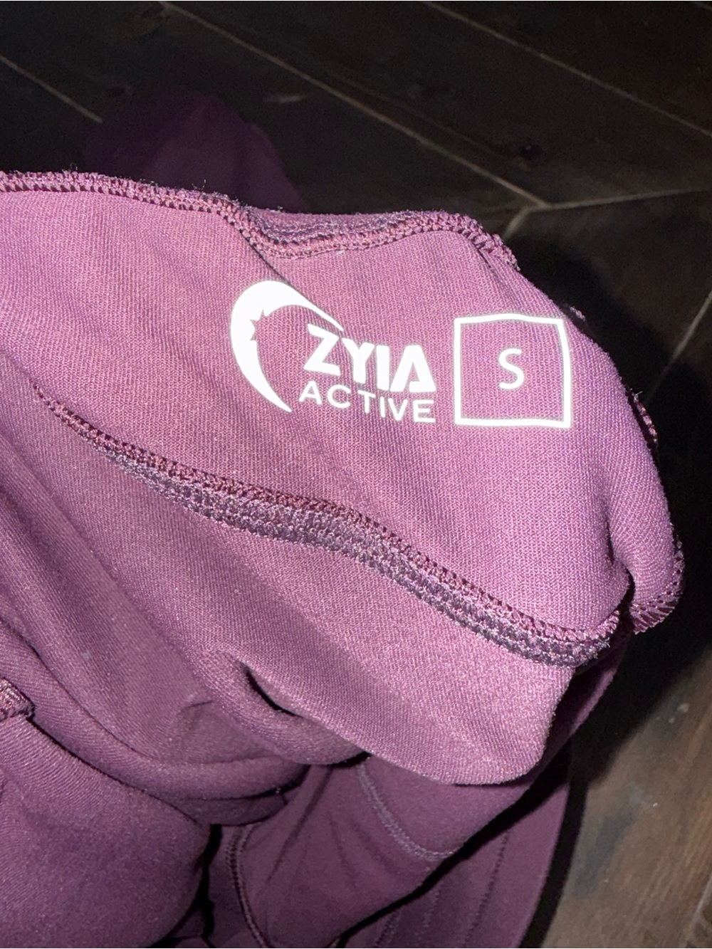 Zyia Active Plum Purple Unwind Joggers Size Small - Picture 3 of 4